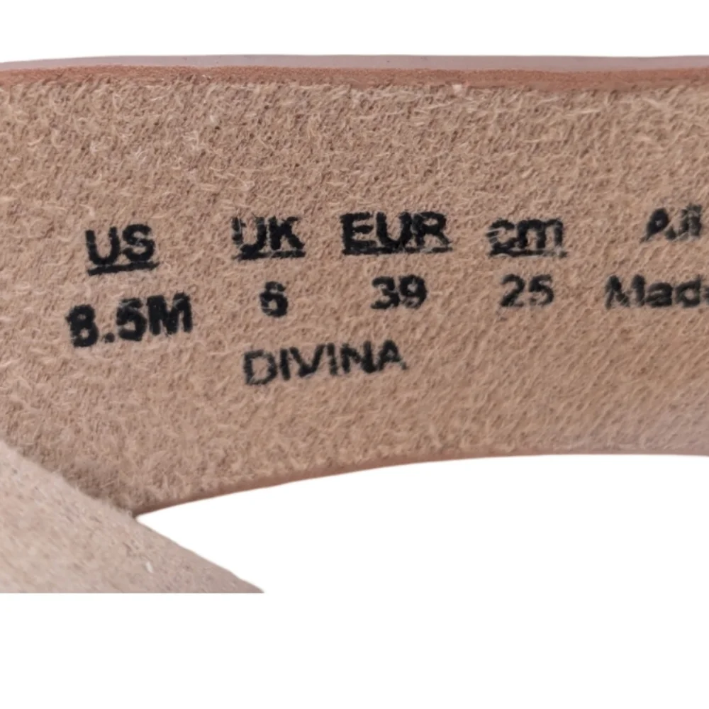 Natural SOUL Divina Cork Footbed Sandals Ankle Strap Nude 8.5 M Comfort - Picture 8 of 9